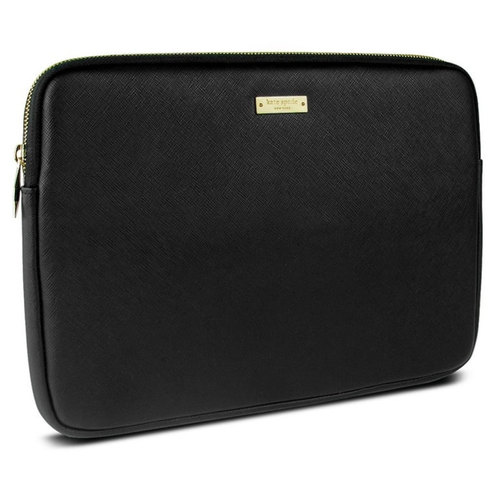 Kate Spade Black Leather Laptop Bag